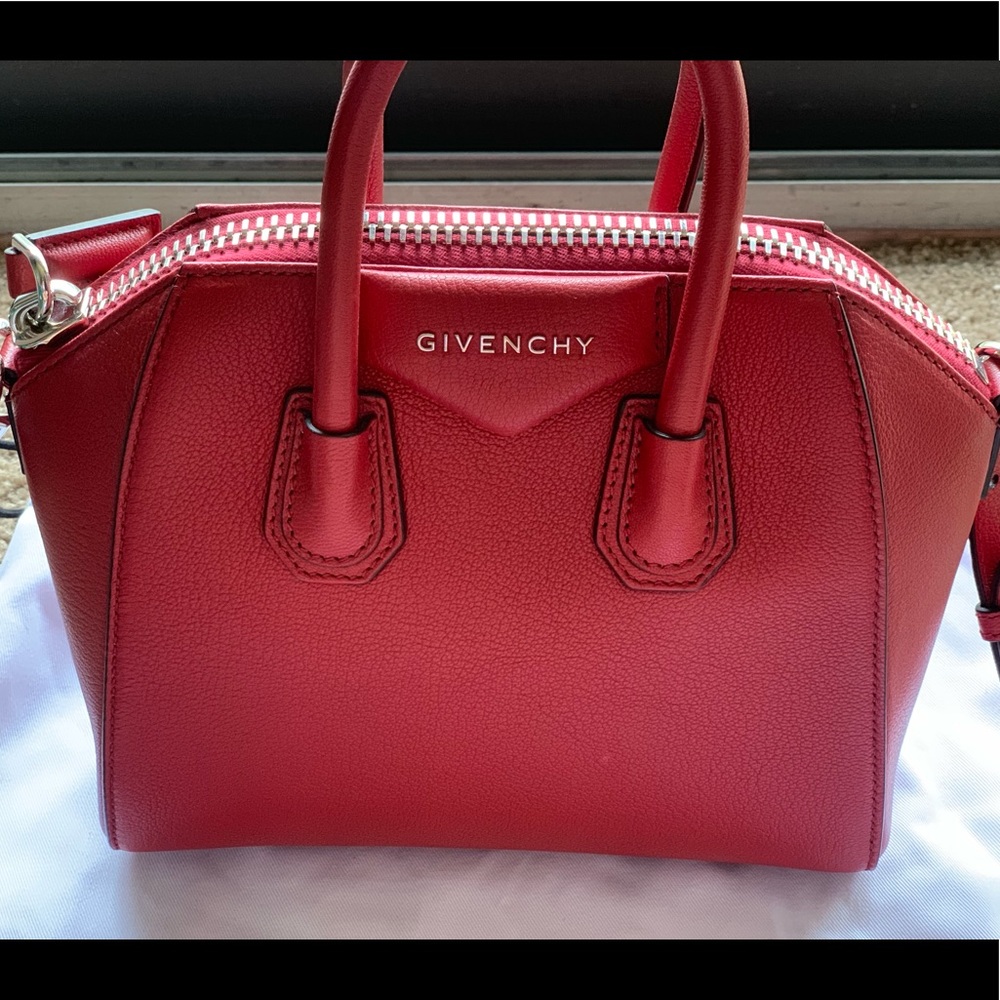 ANTIGONA MINI BAG SUGAR VERMILLON (RED)